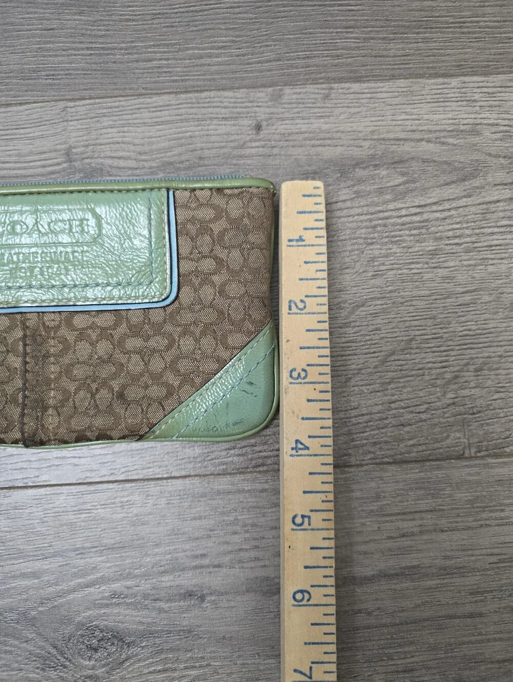 Vintage Coach Wristlet Fabulous Colors Rare Colorway Unique Retro